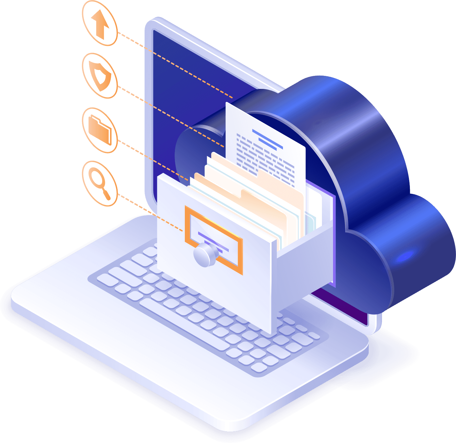 Illustration of resume analysis